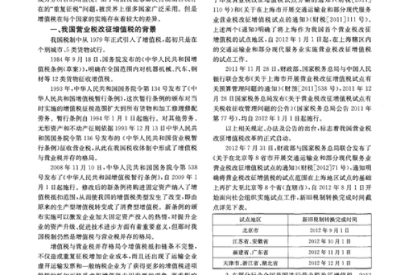 增值税改革对企业运营与经济发展的影响分析